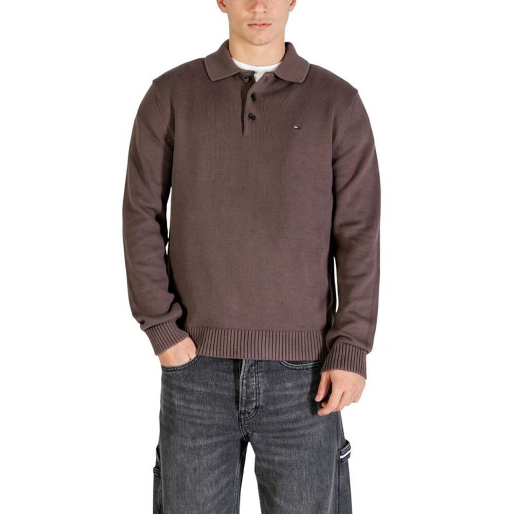 Tommy Hilfiger Jeans Brown Organic Cotton Men's Sweatshirt
